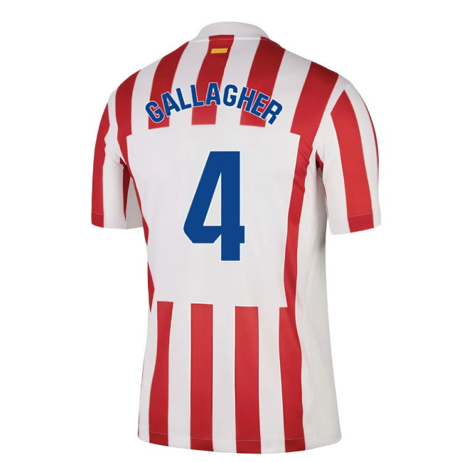 2025-2026 Atletico Madrid Home Shirt (Gallagher 4)-SoccerKits Hub | Buy Soccer Jerseys Online