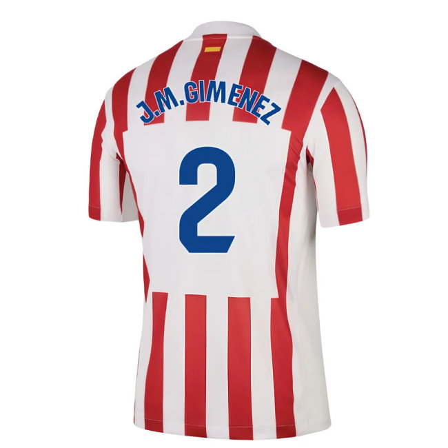 2025-2026 Atletico Madrid Home Shirt (J.M.Gimenez 2)-SoccerKits Hub | Buy Soccer Jerseys Online