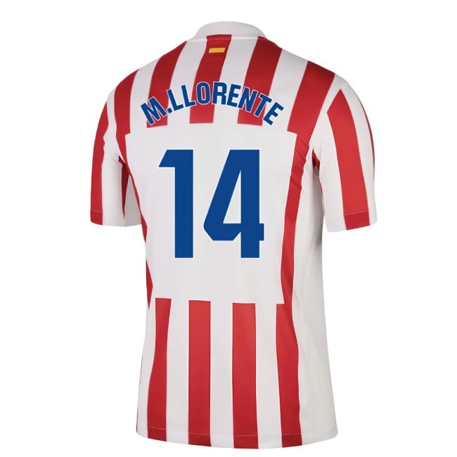 2025-2026 Atletico Madrid Home Shirt (M.Llorente 14)-SoccerKits Hub | Buy Soccer Jerseys Online