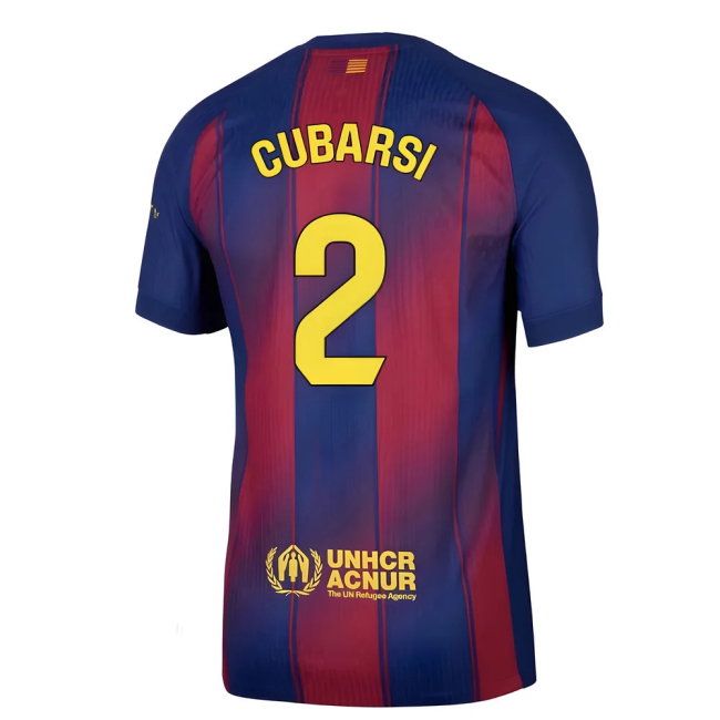 2025-2026 Barcelona Authentic Home Shirt (Cubarsi 2)-SoccerKits Hub | Buy Soccer Jerseys Online
