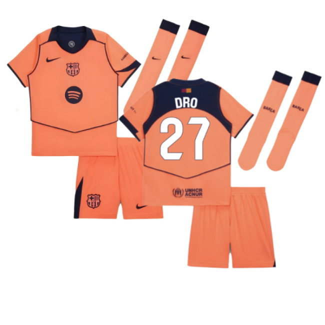 2025-2026 Barcelona Third Mini Kit (Dro 27)-SoccerKits Hub | Buy Soccer Jerseys Online