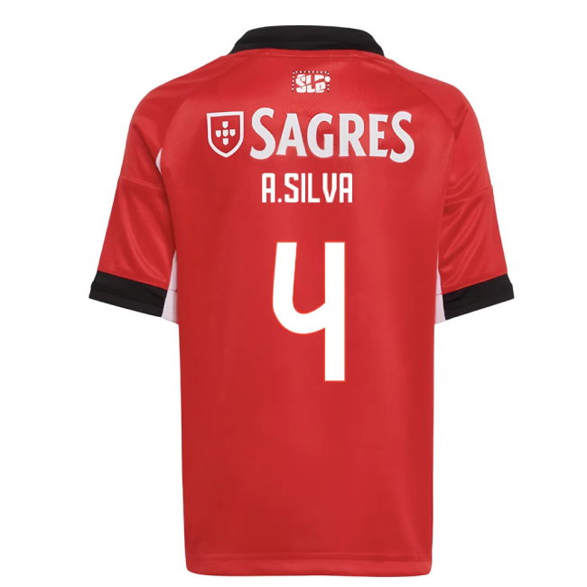 2025-2026 Benfica Home Mini Kit (A.Silva 4)-SoccerKits Hub | Buy Soccer Jerseys Online