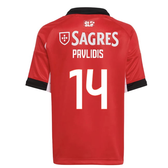 2025-2026 Benfica Home Mini Kit (Pavlidis 14)-SoccerKits Hub | Buy Soccer Jerseys Online