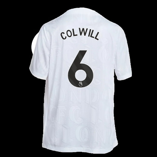 2025-2026 Chelsea Academy Pro Pre-Match Football Top (White) (Colwill 6)-SoccerKits Hub | Buy Soccer Jerseys Online