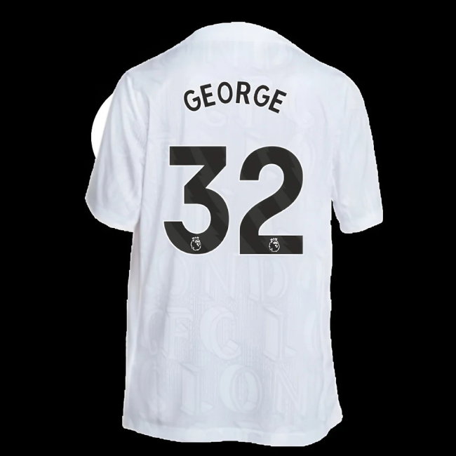 2025-2026 Chelsea Academy Pro Pre-Match Football Top (White) (George 32)-SoccerKits Hub | Buy Soccer Jerseys Online