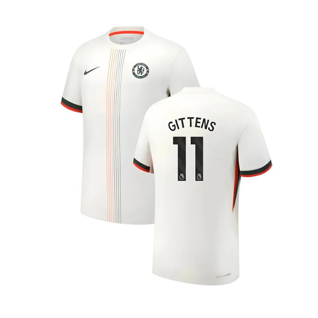 2025-2026 Chelsea Authentic Dri-Fit ADV Away Shirt (Gittens 11)-SoccerKits Hub | Buy Soccer Jerseys Online