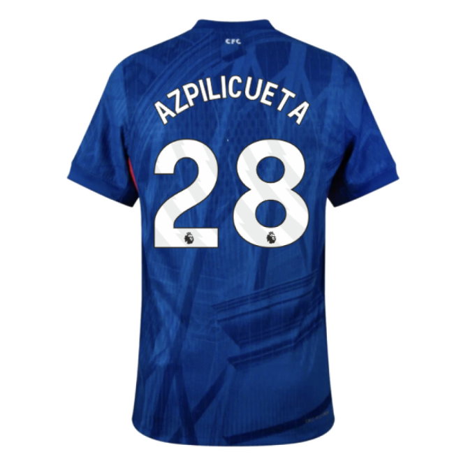 2025-2026 Chelsea Home Authentic Shirt (Azpilicueta 28)-SoccerKits Hub | Buy Soccer Jerseys Online