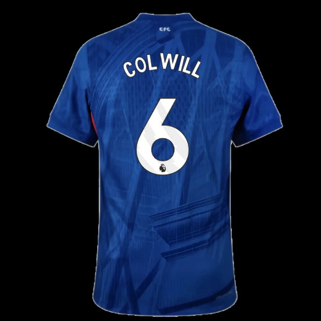 2025-2026 Chelsea Home Authentic Shirt (Colwill 6)-SoccerKits Hub | Buy Soccer Jerseys Online