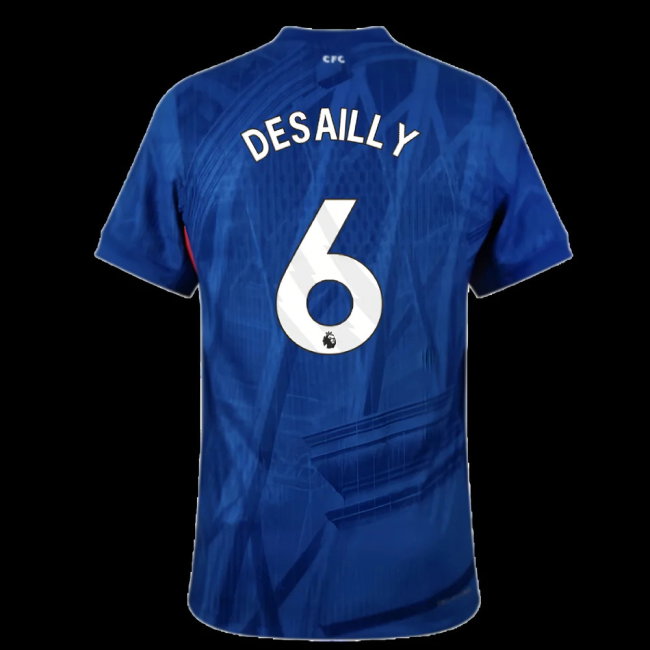 2025-2026 Chelsea Home Authentic Shirt (Desailly 6)-SoccerKits Hub | Buy Soccer Jerseys Online