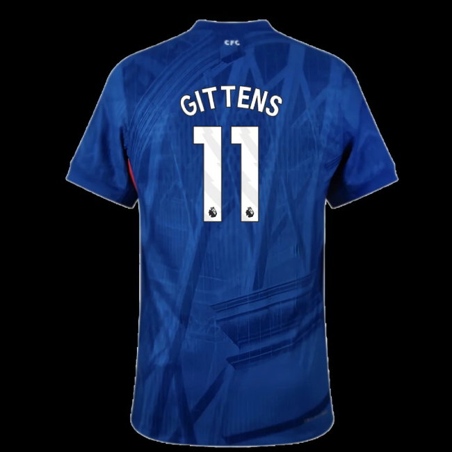 2025-2026 Chelsea Home Authentic Shirt (Gittens 11)-SoccerKits Hub | Buy Soccer Jerseys Online