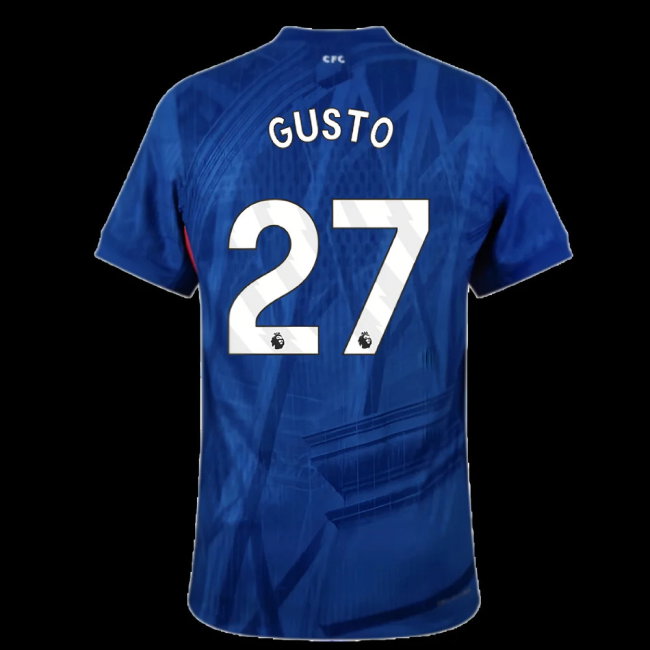 2025-2026 Chelsea Home Authentic Shirt (Gusto 27)-SoccerKits Hub | Buy Soccer Jerseys Online