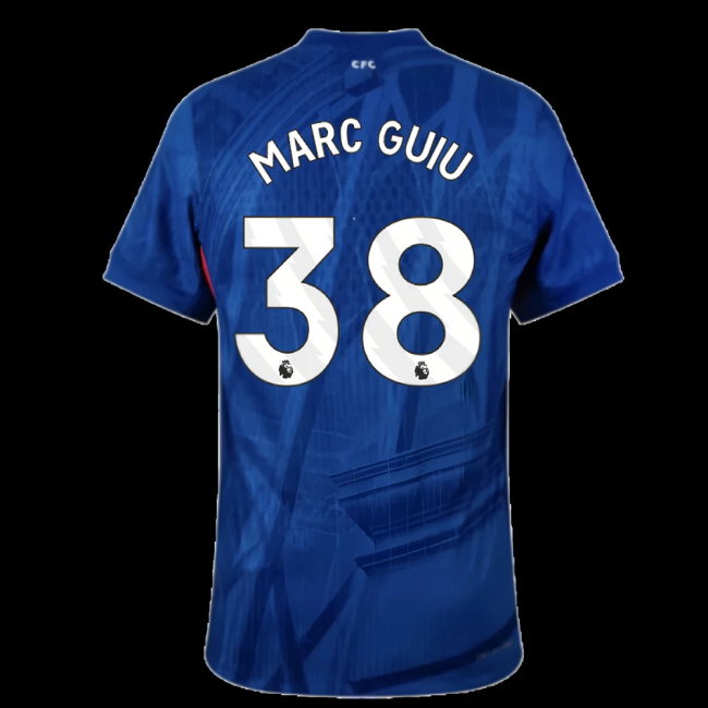 2025-2026 Chelsea Home Authentic Shirt (Marc Guiu 38)-SoccerKits Hub | Buy Soccer Jerseys Online
