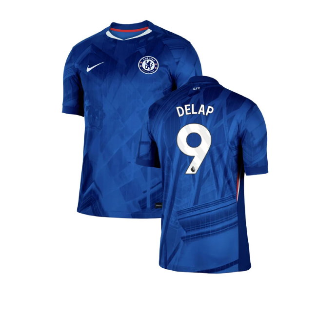 2025-2026 Chelsea Home Shirt (Delap 9)-SoccerKits Hub | Buy Soccer Jerseys Online