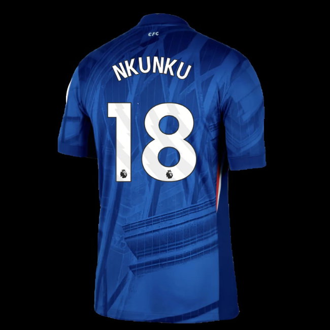 2025-2026 Chelsea Home Shirt (Nkunku 18)-SoccerKits Hub | Buy Soccer Jerseys Online