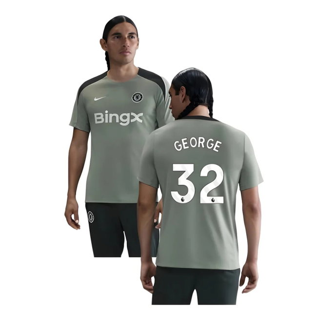 2025-2026 Chelsea Strike Training Shirt (Jade Green) (George 32)-SoccerKits Hub | Buy Soccer Jerseys Online