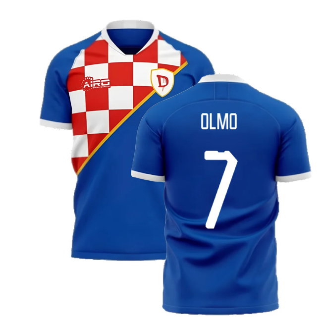 2025-2026 Dinamo Zagreb Home Concept Football Shirt (Olmo 7)-SoccerKits Hub | Buy Soccer Jerseys Online