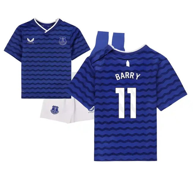 2025-2026 Everton Home Baby Kit (Barry 11)-SoccerKits Hub | Buy Soccer Jerseys Online