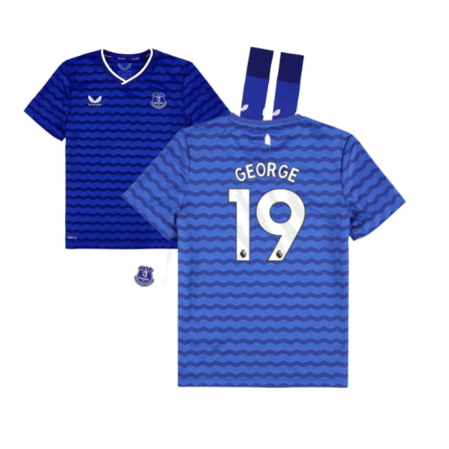 2025-2026 Everton Home Infant Kit (George 19)-SoccerKits Hub | Buy Soccer Jerseys Online
