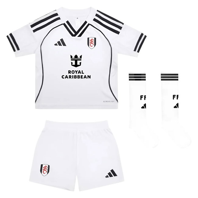 2025-2026 Fulham Home Mini Kit (Robinson 33)-SoccerKits Hub | Buy Soccer Jerseys Online