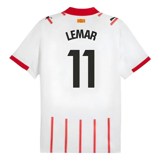 2025-2026 Girona Home Shirt (Lemar 11)-SoccerKits Hub | Buy Soccer Jerseys Online