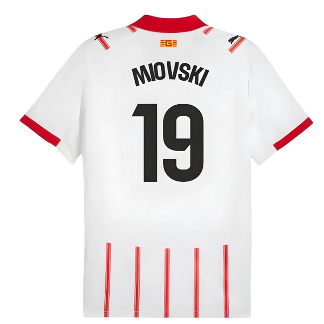 2025-2026 Girona Home Shirt (Miovski 19)-SoccerKits Hub | Buy Soccer Jerseys Online