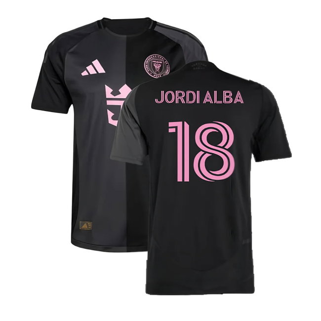 2025-2026 Inter Miami Authentic Away Shirt (Jordi Alba 18)-SoccerKits Hub | Buy Soccer Jerseys Online