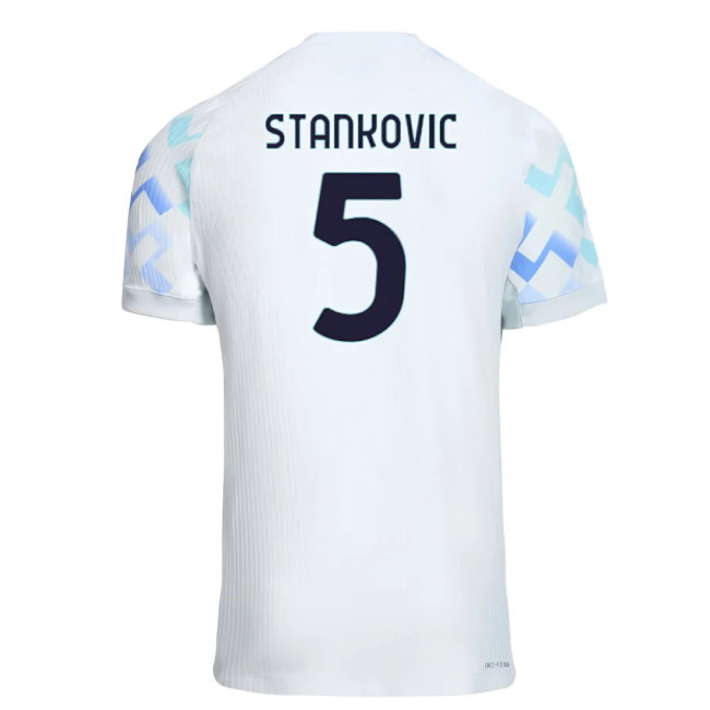 2025-2026 Inter Milan Authentic Away Shirt (Stankovic 5)-SoccerKits Hub | Buy Soccer Jerseys Online