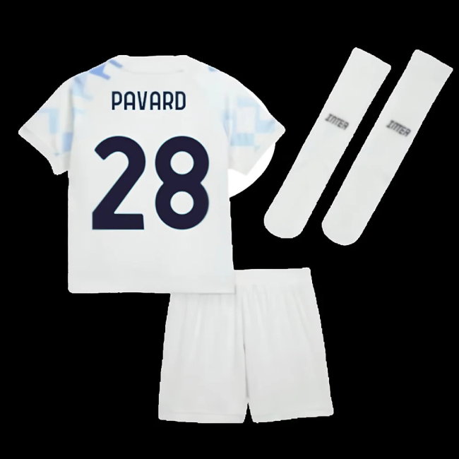 2025-2026 Inter Milan Away Mini Kit (Pavard 28)-SoccerKits Hub | Buy Soccer Jerseys Online