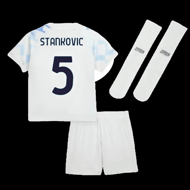 2025-2026 Inter Milan Away Mini Kit (Stankovic 5)-SoccerKits Hub | Buy Soccer Jerseys Online