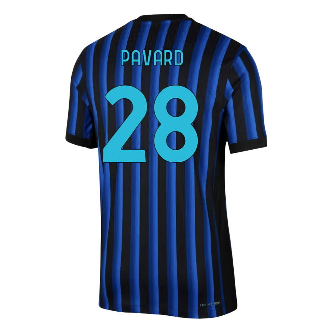 2025-2026 Inter Milan Home Authentic Dri-Fit ADV Shirt (Pavard 28)-SoccerKits Hub | Buy Soccer Jerseys Online