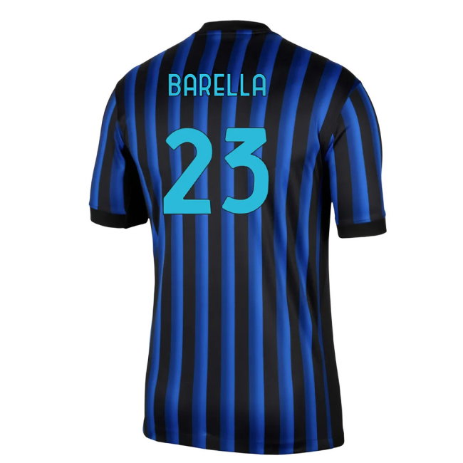 2025-2026 Inter Milan Home Shirt (Barella 23)-SoccerKits Hub | Buy Soccer Jerseys Online