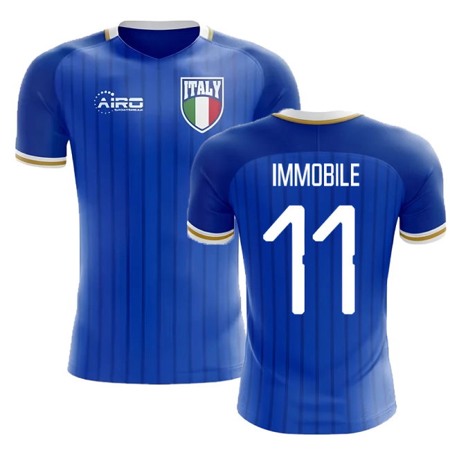 2025-2026 Italy Home Concept Football Shirt (Immobile 11)-SoccerKits Hub | Buy Soccer Jerseys Online