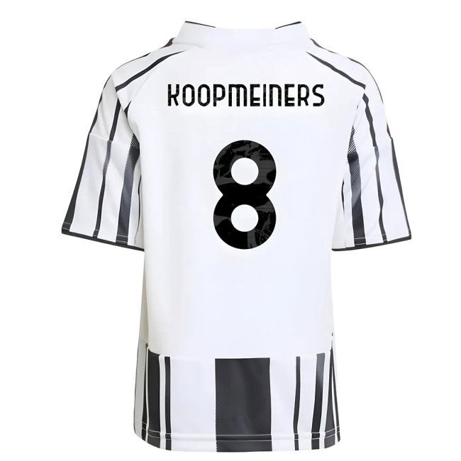 2025-2026 Juventus Home Mini Kit (Koopmeiners 8)-SoccerKits Hub | Buy Soccer Jerseys Online
