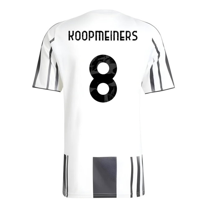 2025-2026 Juventus Home Shirt (Koopmeiners 8)-SoccerKits Hub | Buy Soccer Jerseys Online
