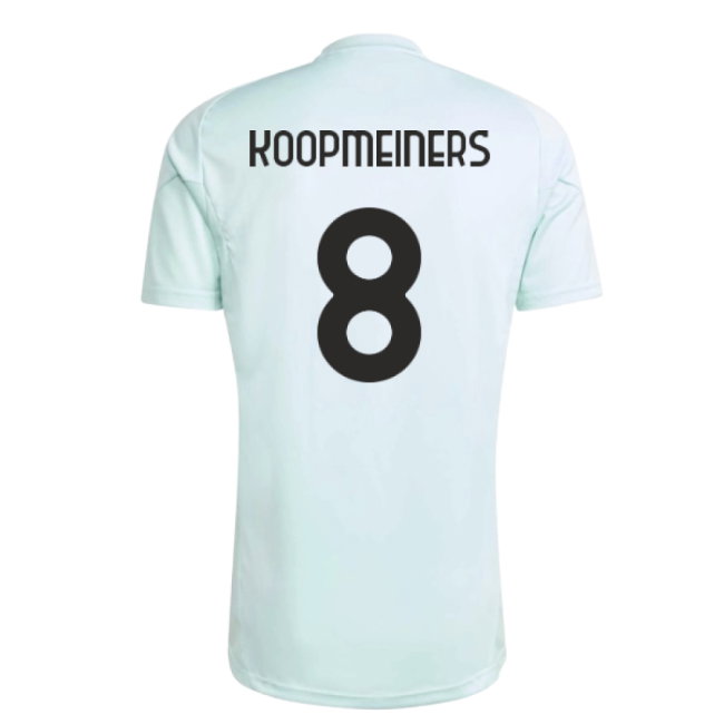 2025-2026 Juventus Training Jersey (Semi Flash Aqua) (Koopmeiners 8)-SoccerKits Hub | Buy Soccer Jerseys Online