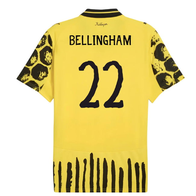 2025-2026 KIDSUPER x Borussia Dortmund CWC Home Shirt (Bellingham 22)-SoccerKits Hub | Buy Soccer Jerseys Online