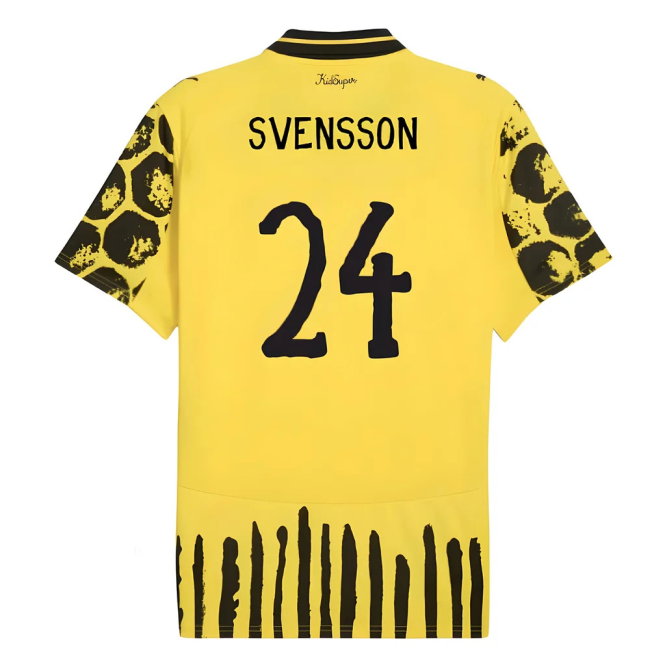 2025-2026 KIDSUPER x Borussia Dortmund CWC Home Shirt (Svensson 24)-SoccerKits Hub | Buy Soccer Jerseys Online