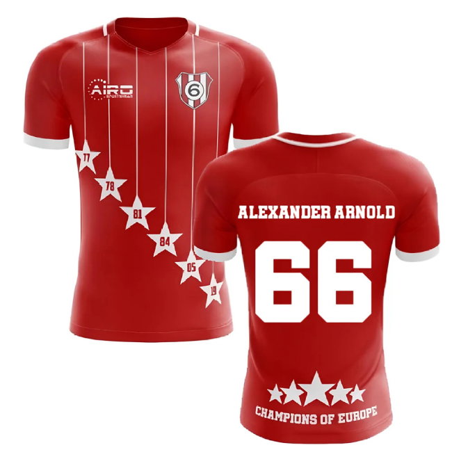 2025-2026 Liverpool 6 Time Champions Concept Football Shirt (Alexander Arnold 66)-SoccerKits Hub | Buy Soccer Jerseys Online