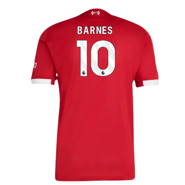 2025-2026 Liverpool Authentic Home Shirt (Barnes 10)-SoccerKits Hub | Buy Soccer Jerseys Online