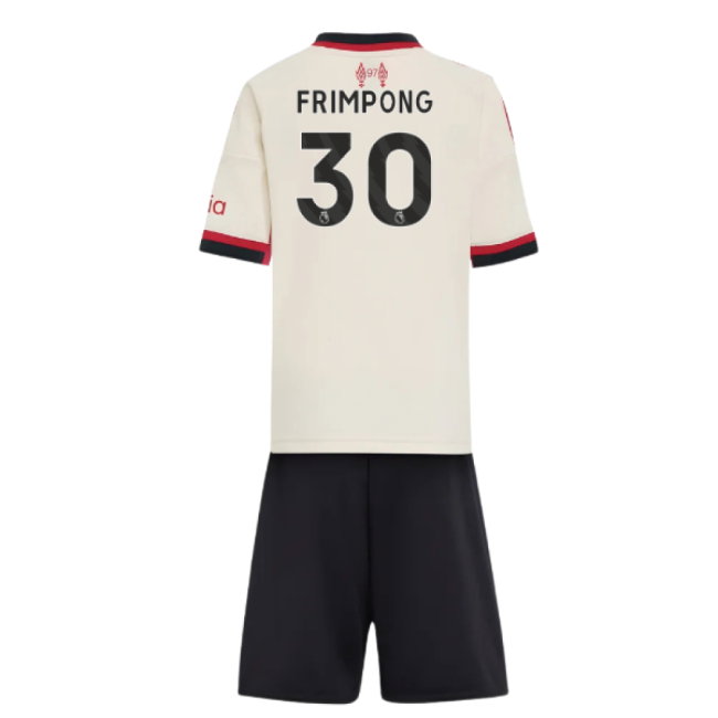 2025-2026 Liverpool Away Mini Kit (Frimpong 30)-SoccerKits Hub | Buy Soccer Jerseys Online