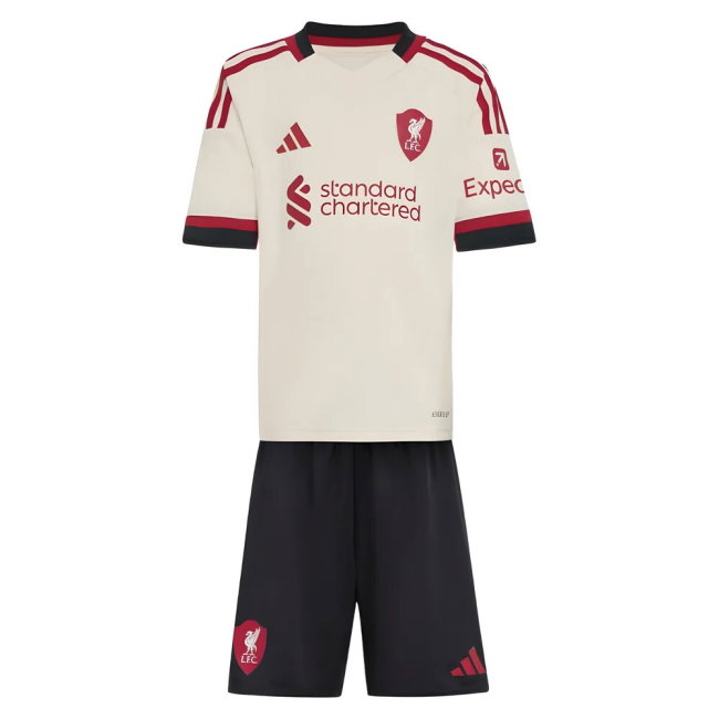 2025-2026 Liverpool Away Mini Kit (Frimpong 30)-SoccerKits Hub | Buy Soccer Jerseys Online