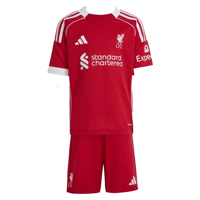 2025-2026 Liverpool Home Mini Kit (Frimpong 30)-SoccerKits Hub | Buy Soccer Jerseys Online