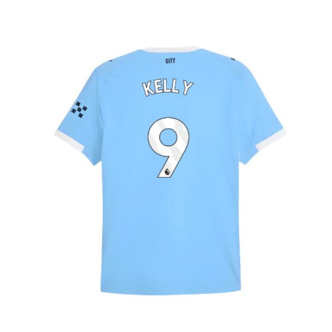 2025-2026 Man City Authentic Home Shirt (Kelly 9)-SoccerKits Hub | Buy Soccer Jerseys Online