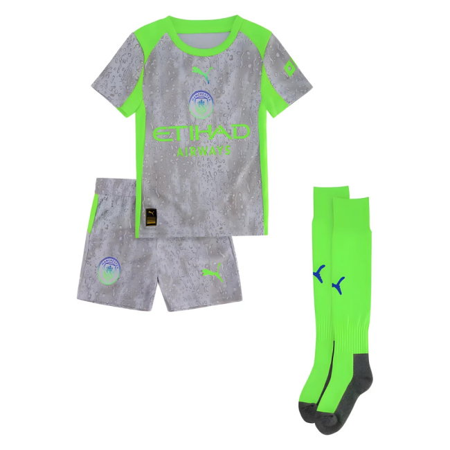 2025-2026 Man City Third Mini Kit (De Bruyne 17)-SoccerKits Hub | Buy Soccer Jerseys Online