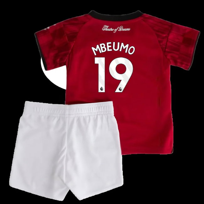 2025-2026 Man Utd Home Baby Kit (Mbeumo 19)-SoccerKits Hub | Buy Soccer Jerseys Online