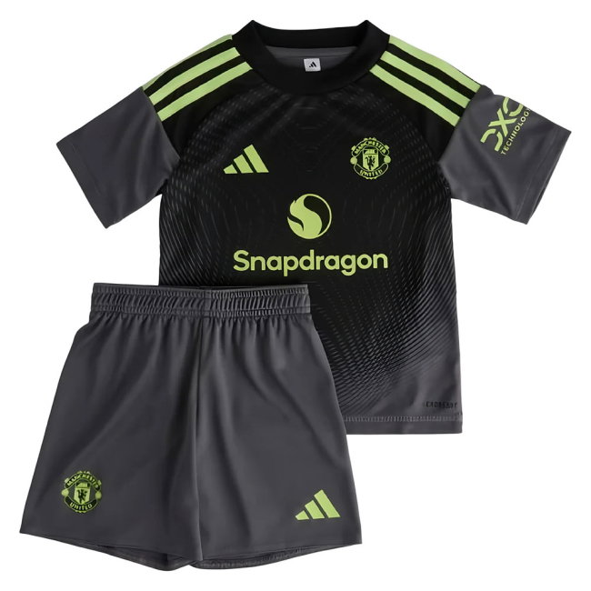 2025-2026 Man Utd Home Goalkeeper Mini Kit (Schmeichel 1)-SoccerKits Hub | Buy Soccer Jerseys Online