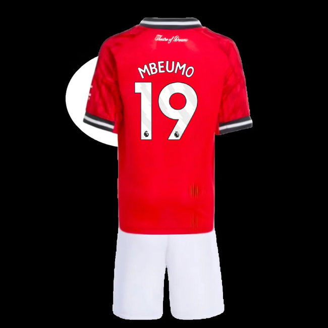 2025-2026 Man Utd Home Mini Kit (Mbeumo 19)-SoccerKits Hub | Buy Soccer Jerseys Online