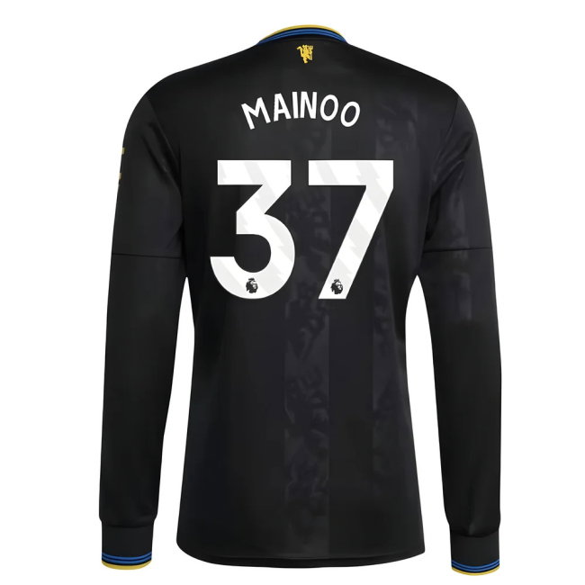 2025-2026 Man Utd Long Sleeve Third Shirt (Mainoo 37)-SoccerKits Hub | Buy Soccer Jerseys Online