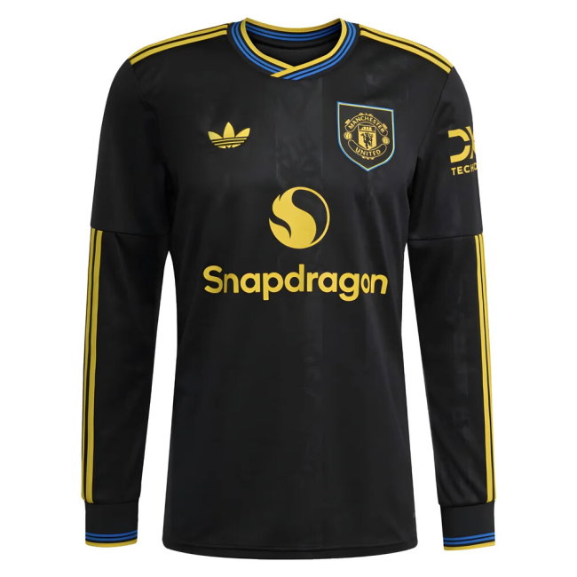 2025-2026 Man Utd Long Sleeve Third Shirt (Mainoo 37)-SoccerKits Hub | Buy Soccer Jerseys Online