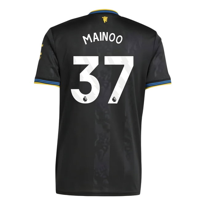 2025-2026 Manchester United Third Shirt (Mainoo 37)-SoccerKits Hub | Buy Soccer Jerseys Online